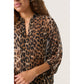 Soaked in Luxury Zakira Amily Blouse | Leopard
