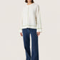 Soaked in Luxury Amani Contrast Pullover | Broken White
