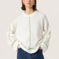Soaked in Luxury Amani Contrast Pullover | Broken White