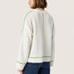 Soaked in Luxury Amani Contrast Pullover | Broken White