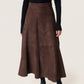Soaked in Luxury Parvati Leather Skirt | Coffee Bean