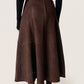 Soaked in Luxury Parvati Leather Skirt | Coffee Bean