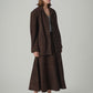 Soaked in Luxury Parvati Leather Skirt | Coffee Bean