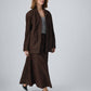 Soaked in Luxury Parvati Leather Skirt | Coffee Bean