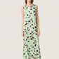 Soaked in Luxury Marcela Dress | Smoke Green Brush Print