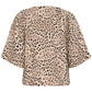 Soaked in Luxury Jalina Blouse | Leopard Print