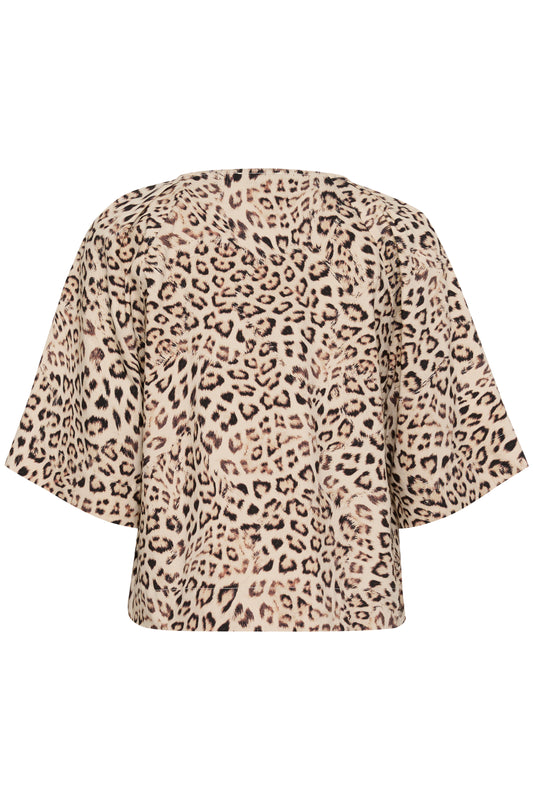 Soaked in Luxury Jalina Blouse | Leopard Print