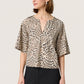 Soaked in Luxury Jalina Blouse | Leopard Print