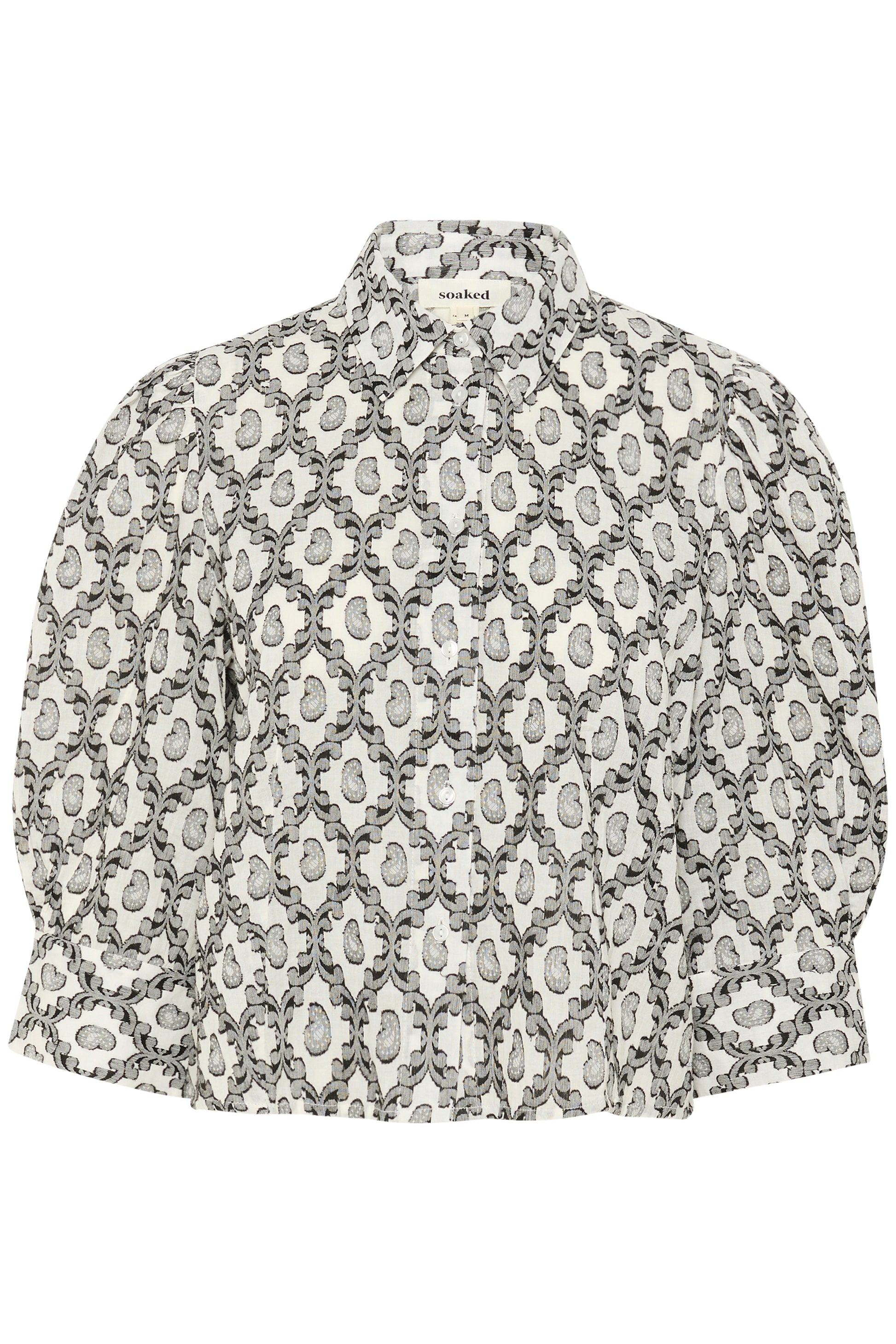 Soaked in Luxury Erika Hella Shirt | Creme Cotton