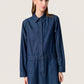Soaked In Luxury Chamy Shirt Dress | Dark Blue Denim