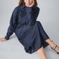 Soaked In Luxury Chamy Shirt Dress | Dark Blue Denim