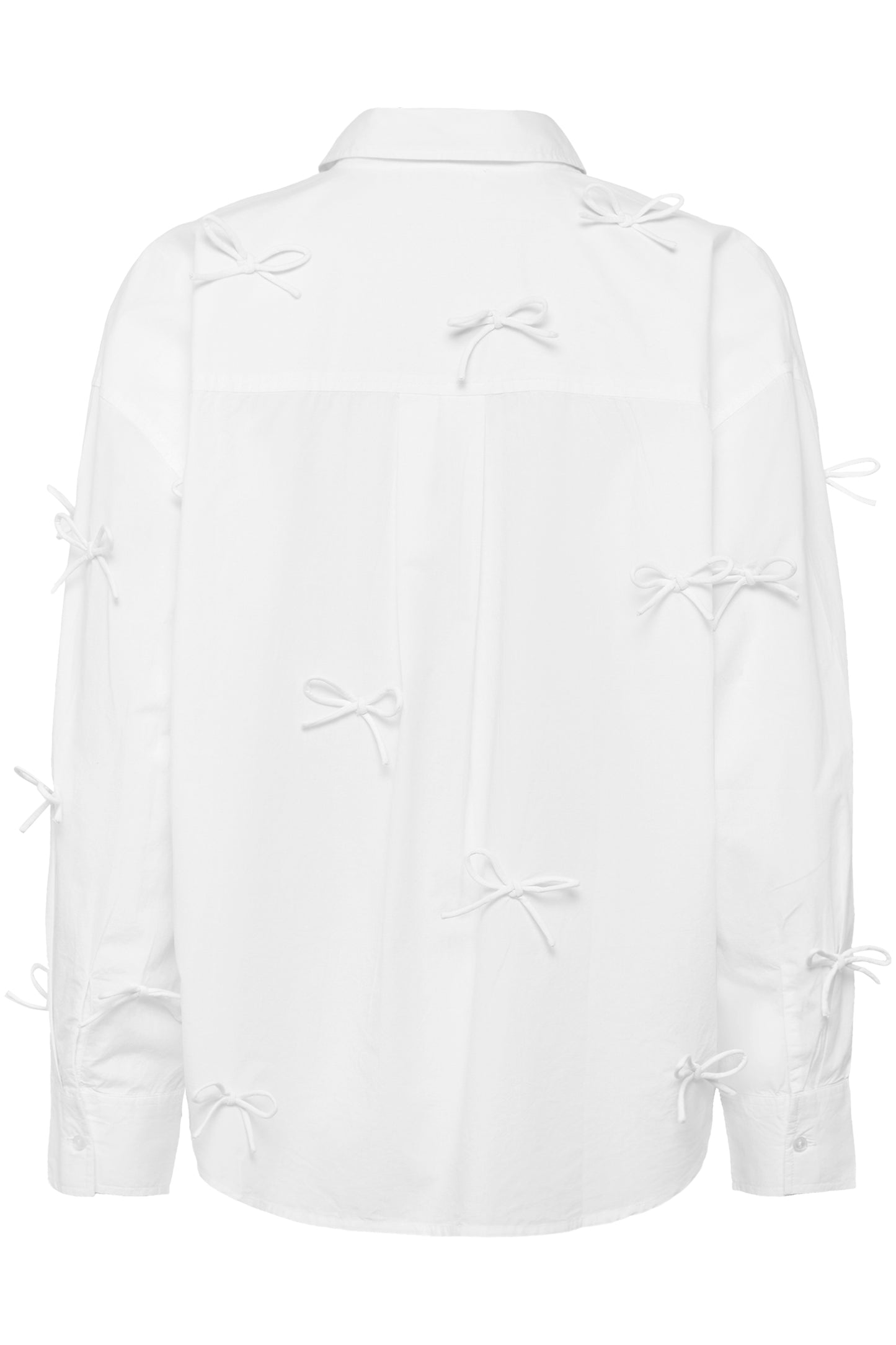 Soaked In Luxury Joa Bow Shirt | Broken White
