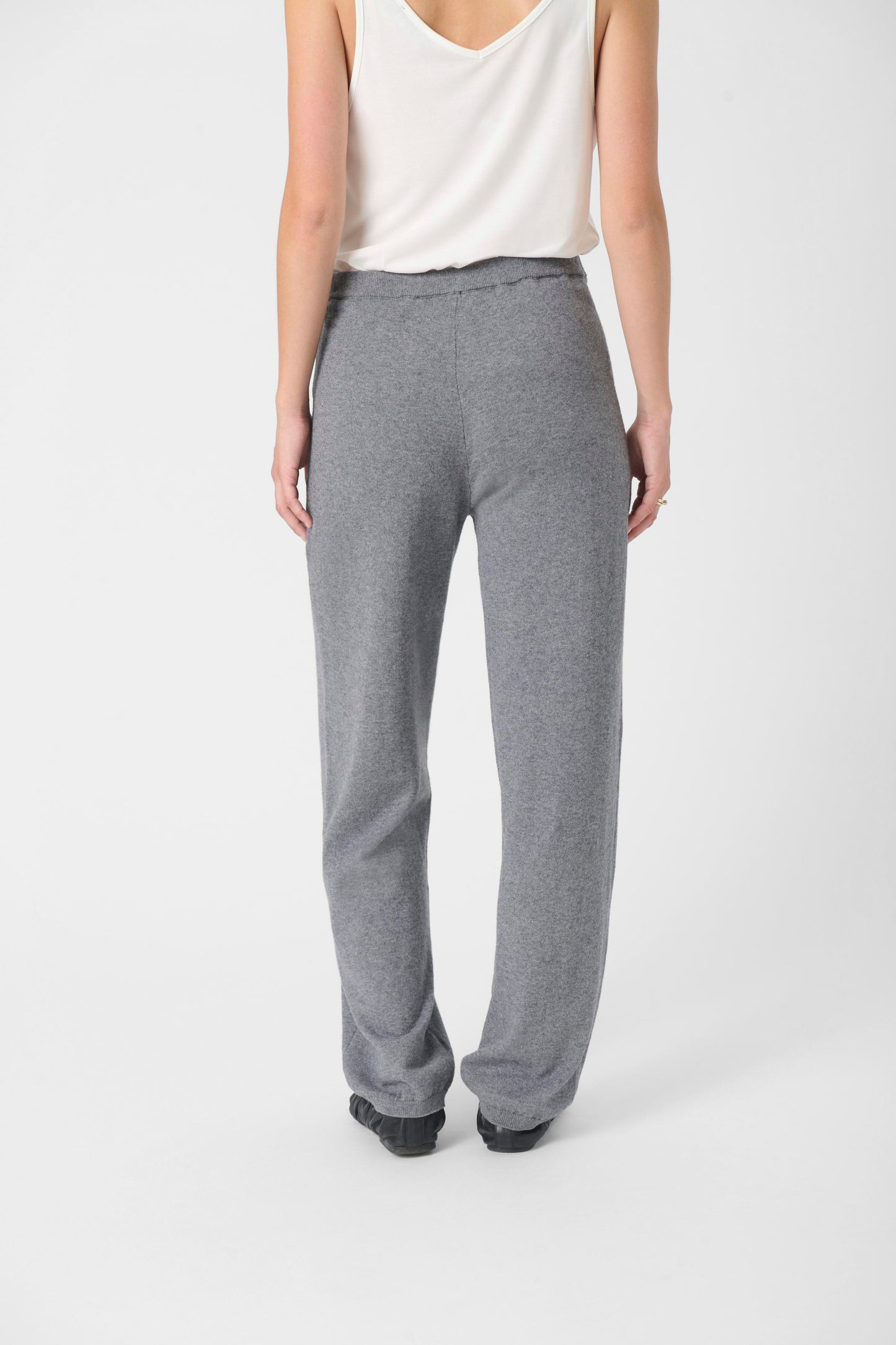 Soaked in Luxury Sanja Barrel Pants | Grey Melange