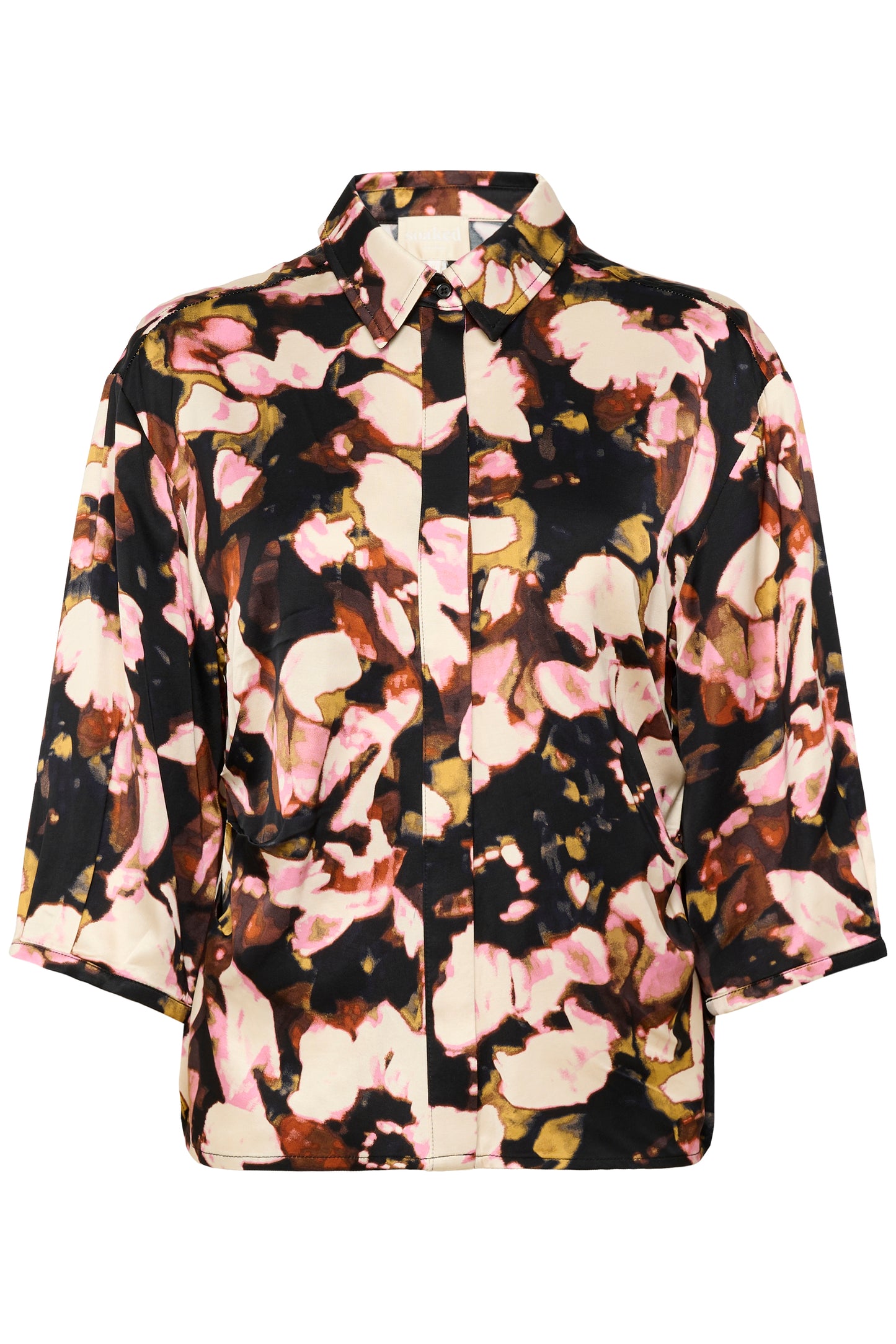 Soaked in Luxury Cinna Elly Shirt | Chocolate Autumn