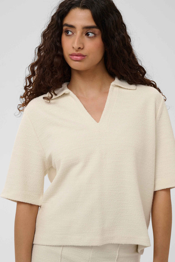Bai Polo Tee | Whisper White