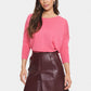 Saint Tropez Mila Round Neck Pullover | Fruit Dove Melange