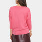 Saint Tropez Mila Round Neck Pullover | Fruit Dove Melange