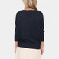 Saint Tropez Mila Round Neck Pullover | Night Sky