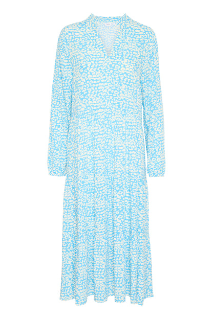 Saint Tropez EdaSZ Maxi Dress | Ethereal Blue Leo