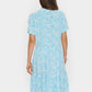 Saint Tropez Eda Short Sleeve Dress | Ethereal Blue Leo