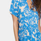 Saint Tropez Eda Short Sleeve Dress | Campanula Water Blooms