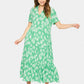 Saint Tropez Eda Short Sleeve Maxi Dress | Greenbriar Flower Lane