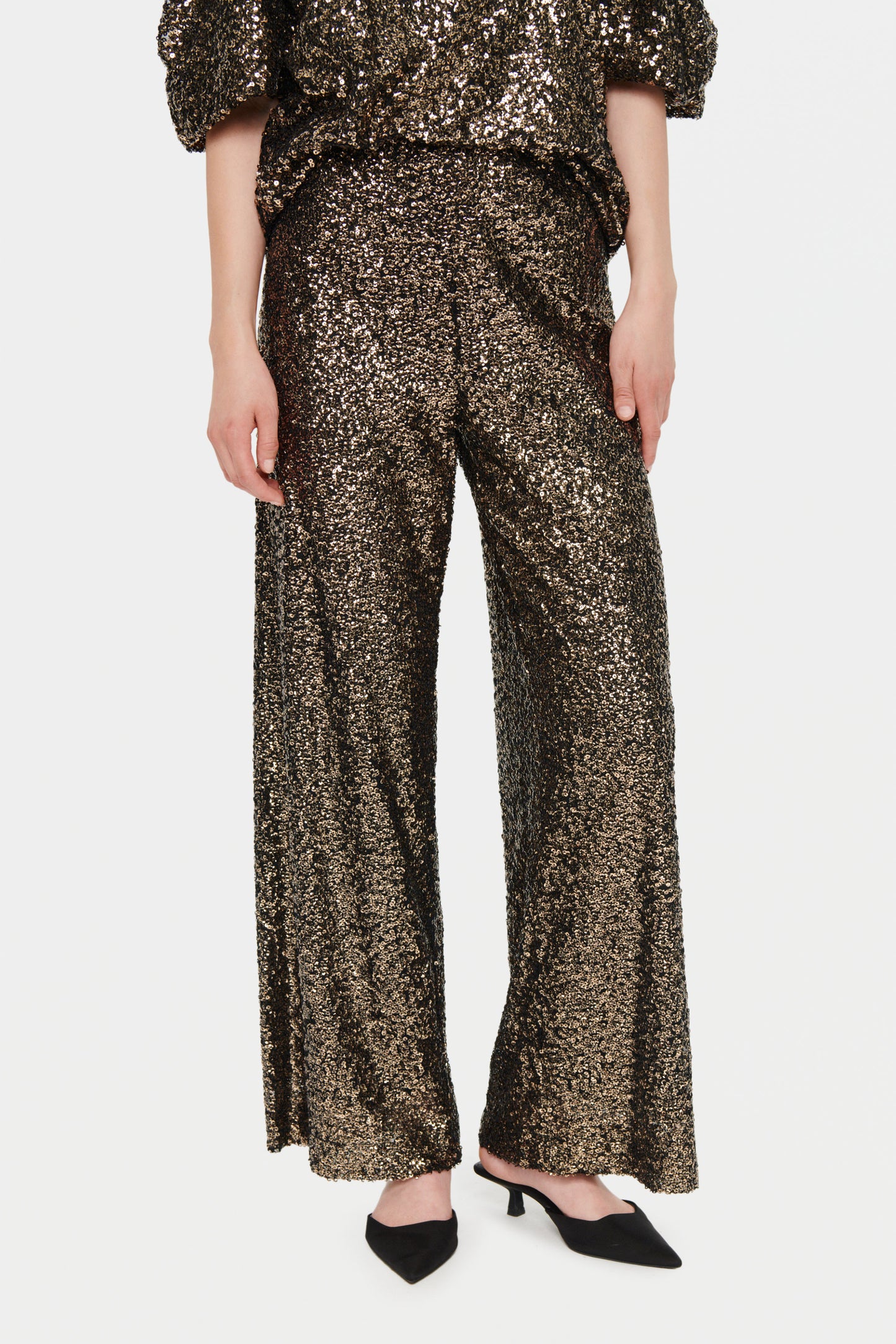 Saint Tropez Bailey Pants | Antique Sequins