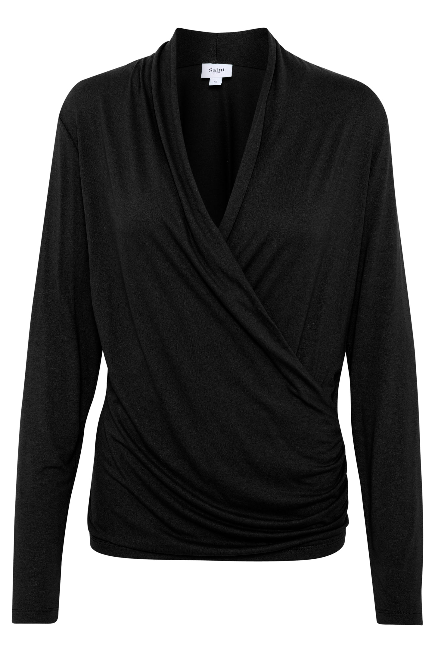 Saint Tropez Vigga Wrap Top | Black