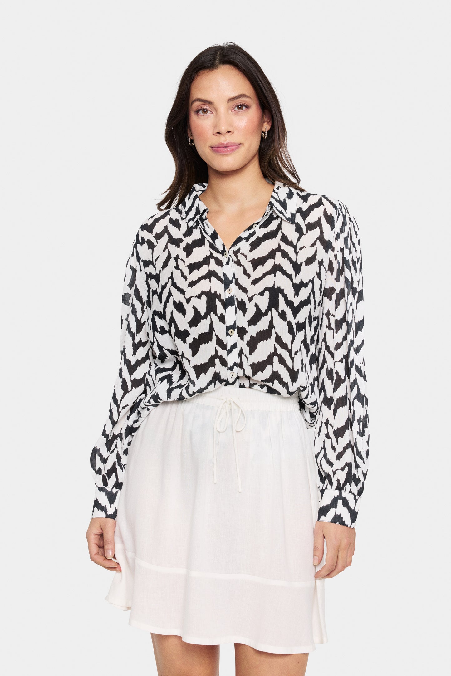 Saint Tropez Vega Shirt | Small Monochrome Strokes