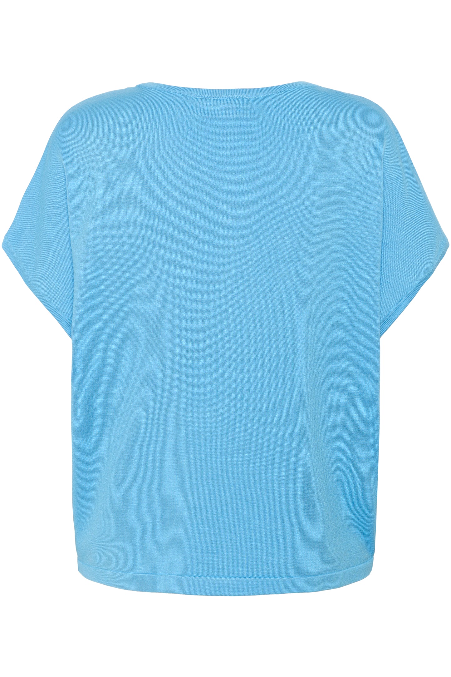 Saint Tropez Mila Round Neck Pullover | Ethereal Blue
