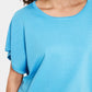 Saint Tropez Mila Round Neck Pullover | Ethereal Blue