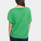 Saint Tropez Mila Round Neck Short Sleeve Pullover | Greenbriar