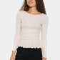 Saint Tropez Gru Blouse | Brown Rice Melange