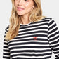 Saint Tropez Idalia Long Sleeve T-Shirt | Black