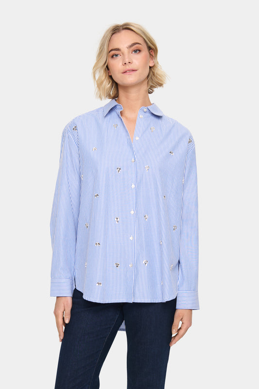 Saint Tropez Juno Shirt | Nautical Blue