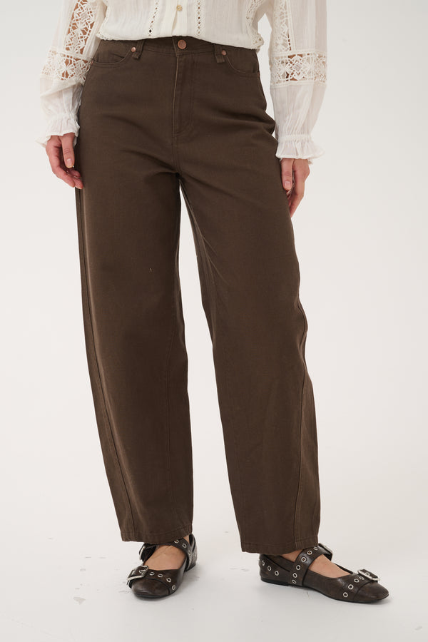 Saint Tropez Joann Jeans | Chocolate Brown