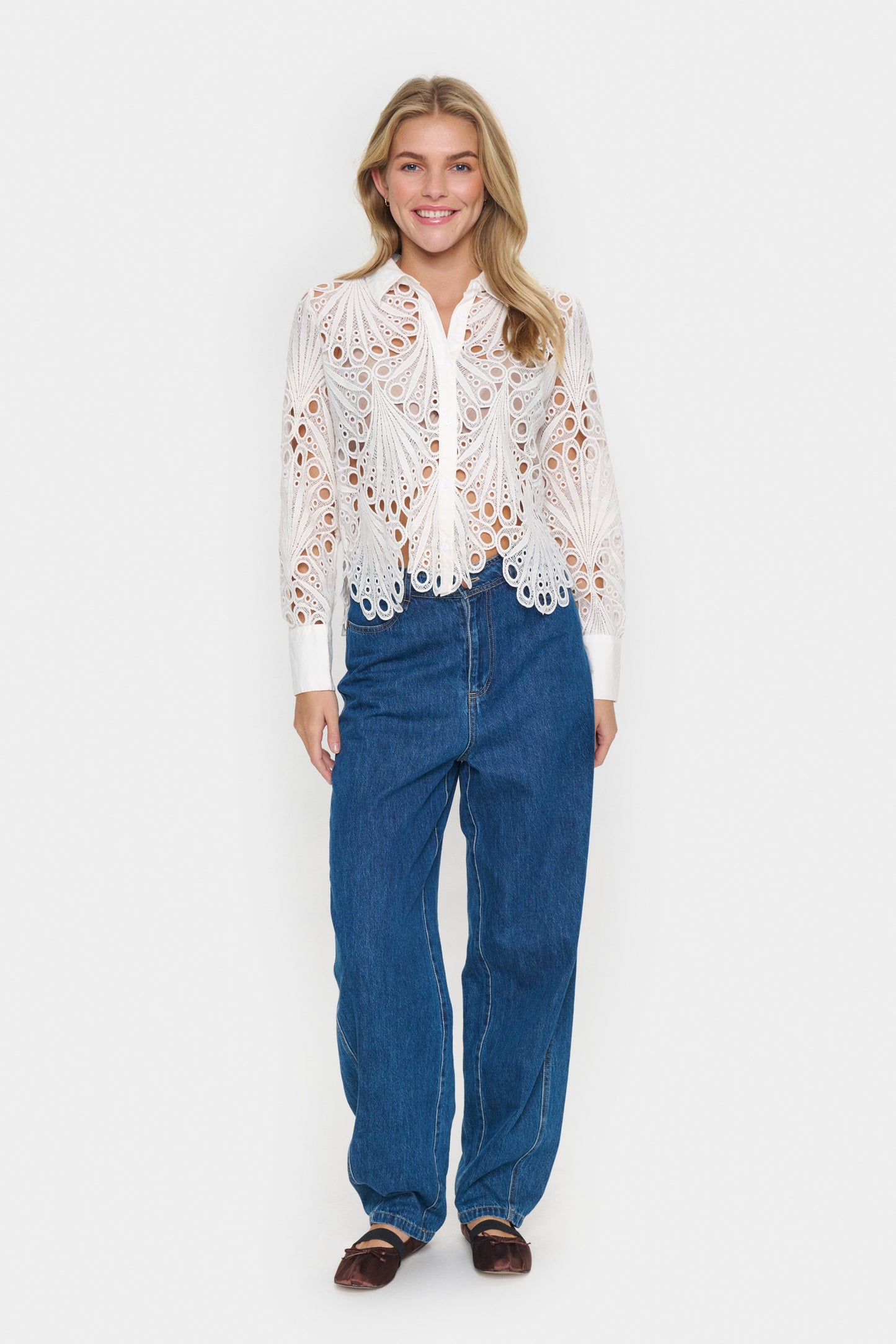 Saint Tropez Jilianna Shirt | Bright White