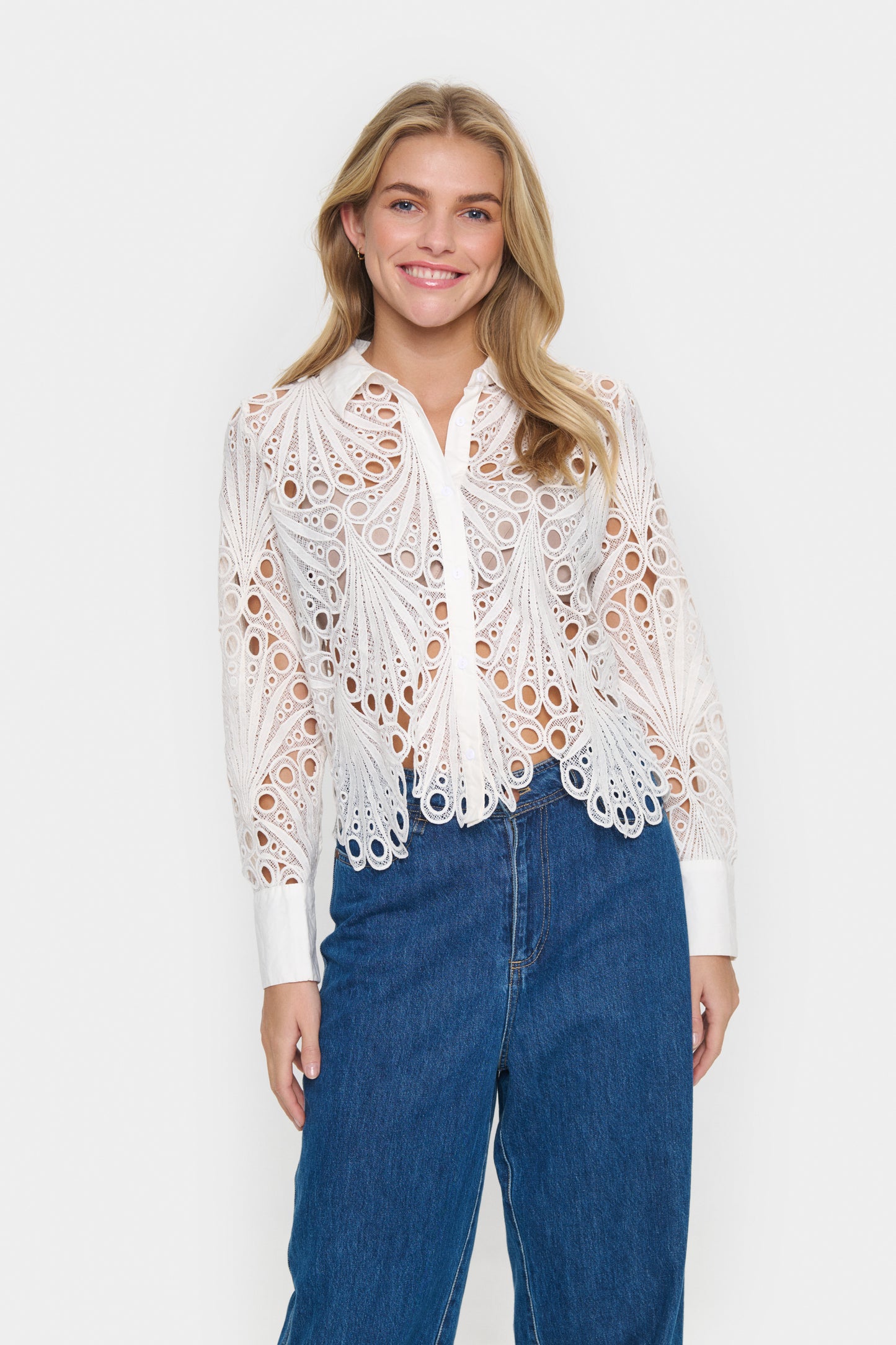 Saint Tropez Jilianna Shirt | Bright White