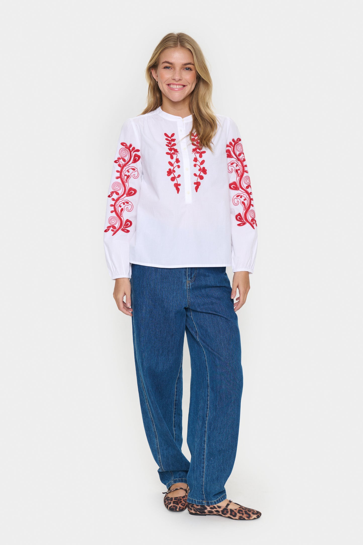 Saint Tropez Jesabel Shirt | Bright White