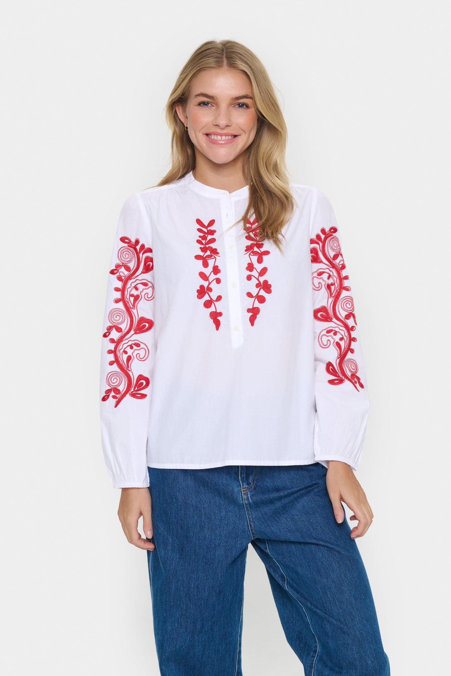 Saint Tropez Jesabel Shirt | Bright White