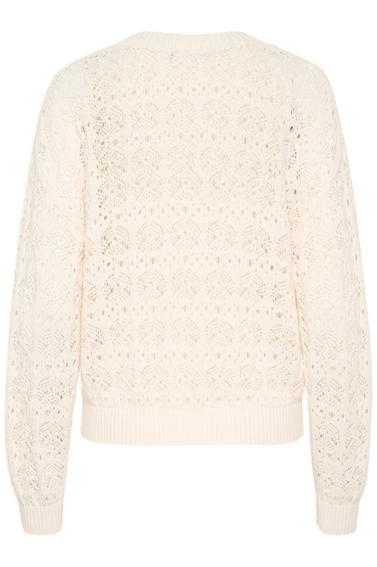 Saint Tropez Juna V-Neck Pullover | Ice