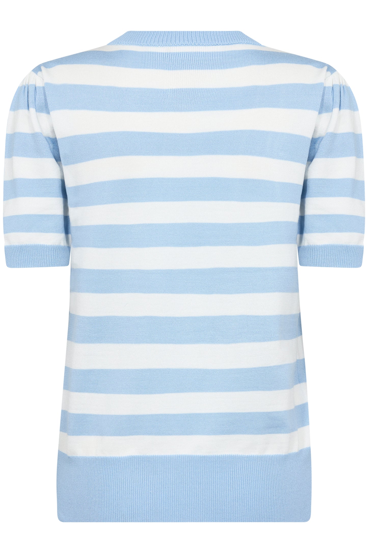 Saint Tropez Mila Block Stripe Pullover | Airy Blue Ice Block Stripe