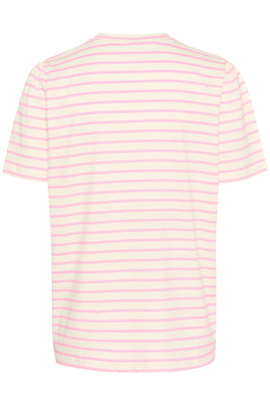 Saint Tropez Jucia T-Shirt | Bonbon White Stripe