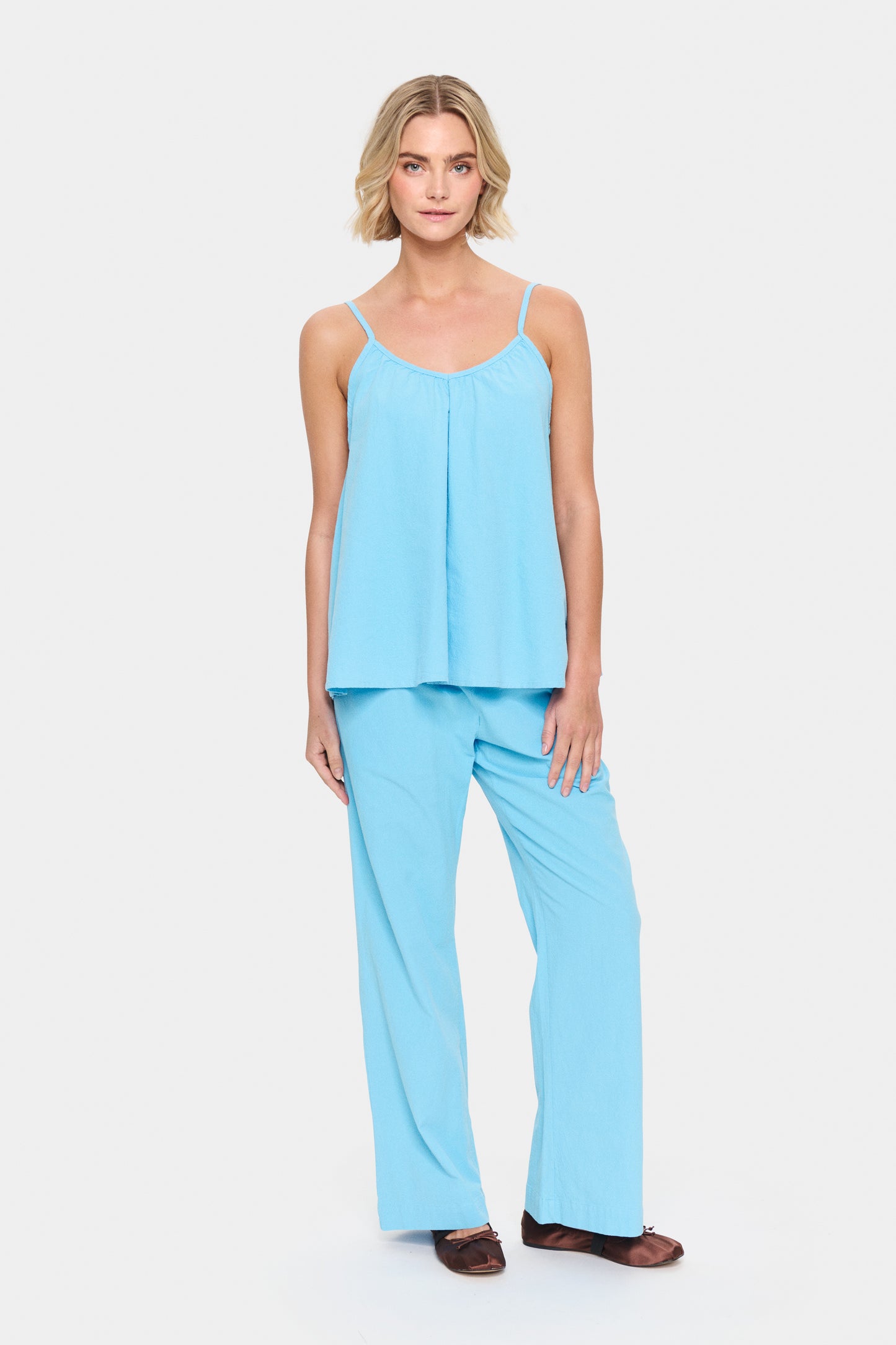 Saint Tropez Zalinda Strap Top | Ethereal Blue