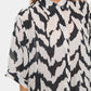 Saint Tropez Kelsie Shirt Dress | Black Monochrome Stokes
