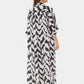 Saint Tropez Kelsie Shirt Dress | Black Monochrome Stokes