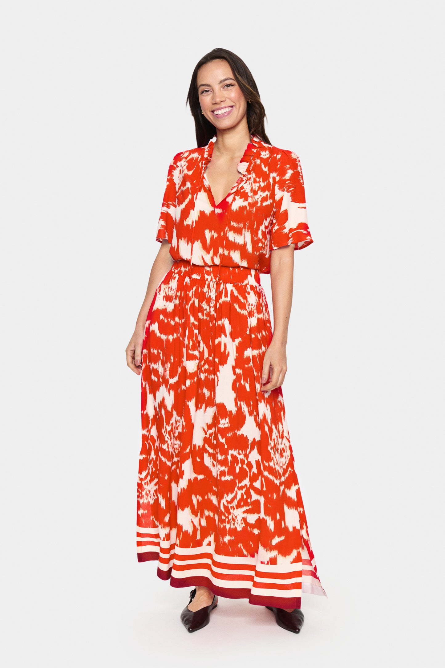 Saint Tropez Khloe Skirt | Poinciana Water Blooms