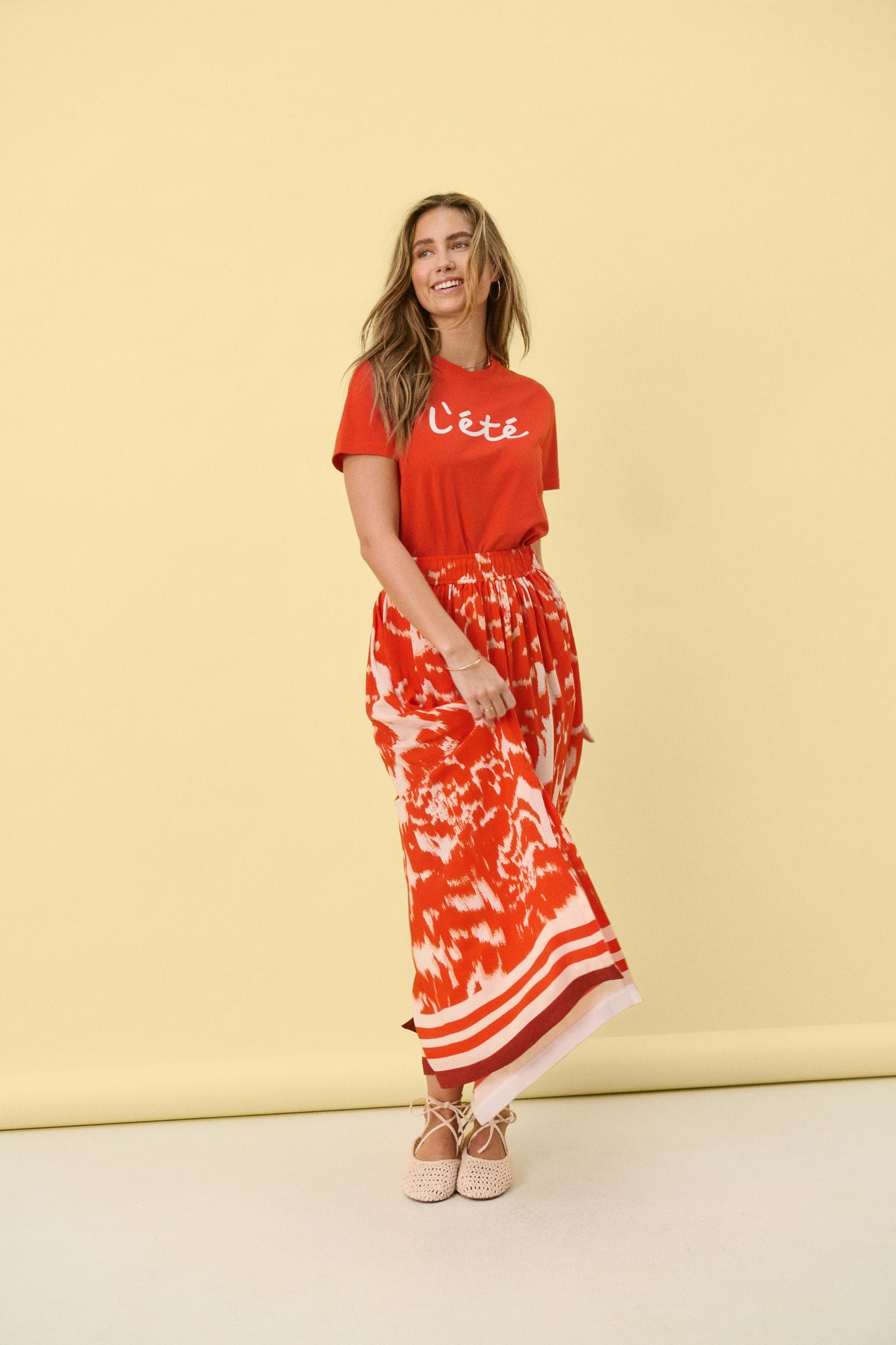 Saint Tropez Khloe Skirt | Poinciana Water Blooms
