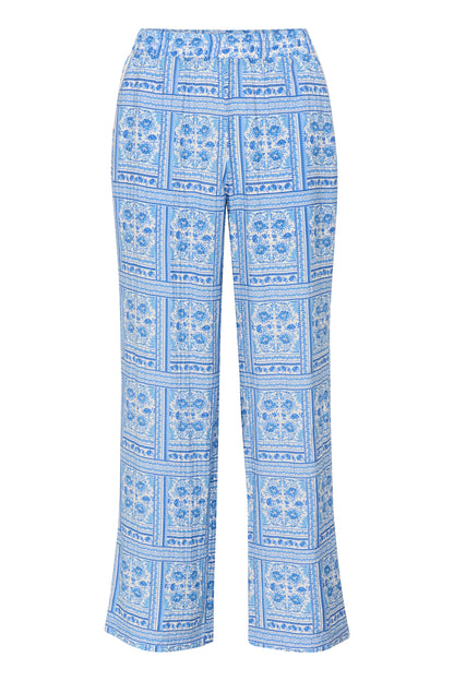 Saint Tropez KaisaSZ Pants | Campanula Paisley Squares