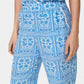 Saint Tropez Kaisa Pants | Campanula Paisley Squares